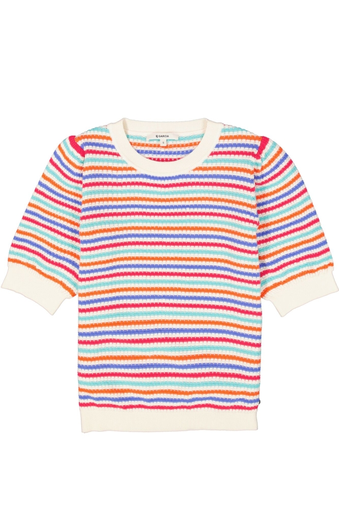 GESTREEPTE TRUI D50040 4294 Whitecap